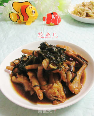 香葱烧鸡爪的做法