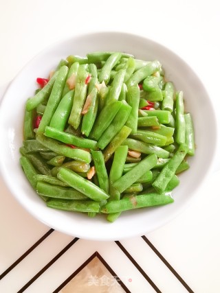 炝炒四季豆的做法