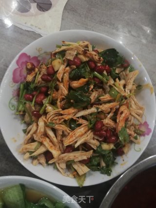 凉拌鸡胸肉的做法