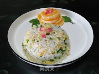 葱香蛋炒饭