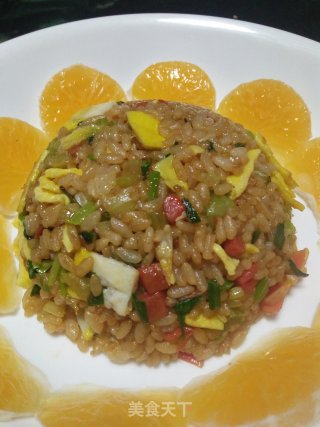 蔬菜蛋炒饭的做法