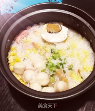 白菜火腿烫饭????????的做法