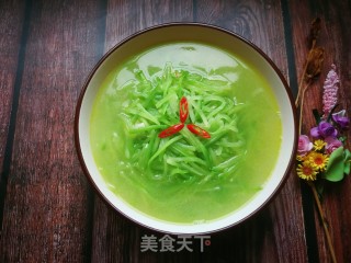 萝卜丝素汤的做法