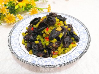 长豆木耳菌的做法