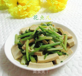 芹菜炒千页豆腐的做法