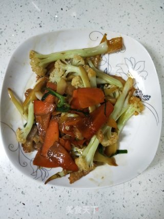干锅花菜的做法