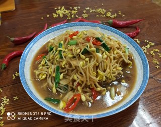 素炒黄豆芽的做法