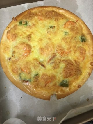 鲜虾披萨饼的做法