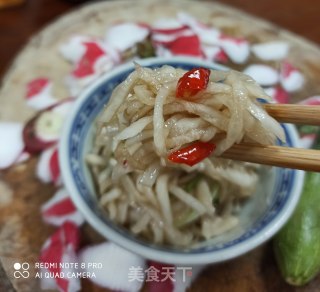 葱油萝卜丝的做法