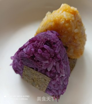 紫薯芝士饭团的做法