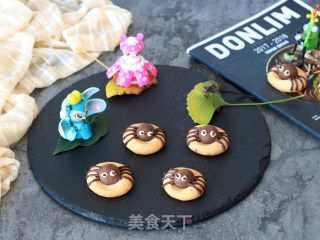 万圣节卡通蜘蛛饼干