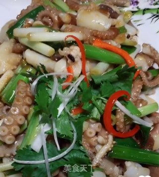 葱段八爪鱼的做法