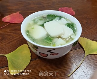 青菜年糕汤的做法