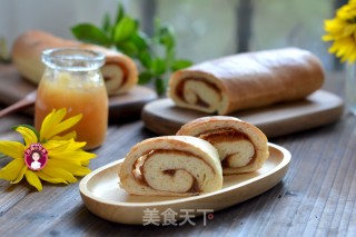肉桂苹果面包卷的做法