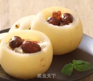 冰糖雪梨的做法