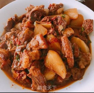红烧牛肉头的做法