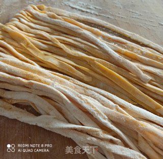 南瓜手擀切面的做法