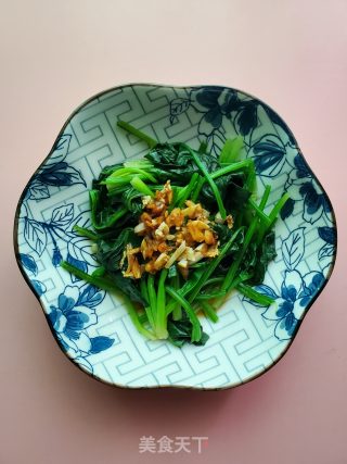 蒜香拌菠菜的做法