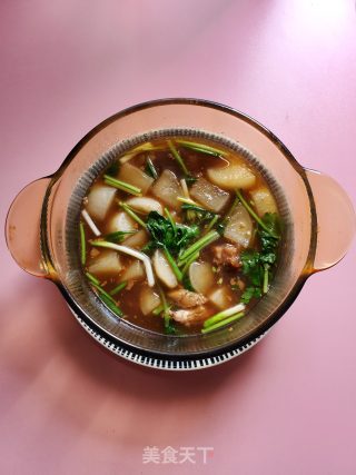 萝卜烧牛腩的做法