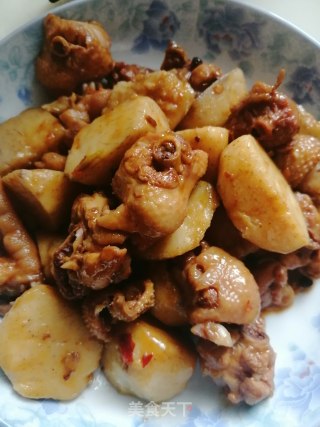 芋头烧鸡的做法