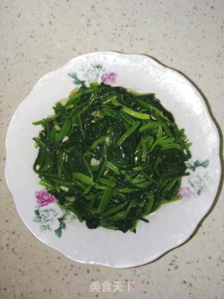 清炒菠菜的做法