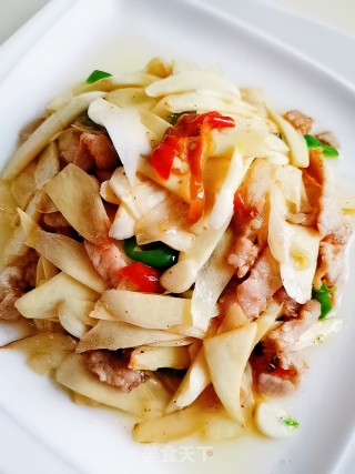 茭白炒肉的做法