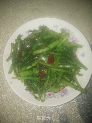 清炒茼蒿的做法