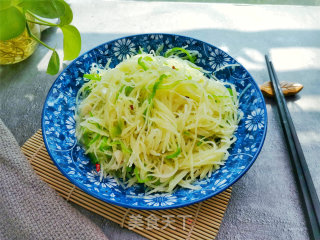 青辣椒炒土豆丝的做法