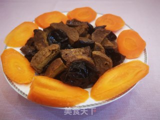 香菇木耳烧素鸡的做法