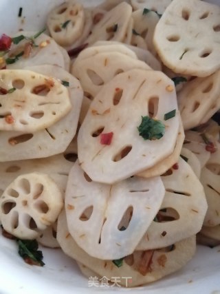 拌藕片的做法
