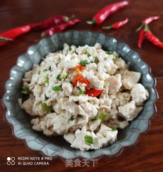 小葱拌豆腐的做法