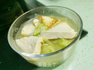 白菜豆腐汤的做法