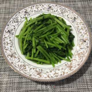 清炒茼蒿的做法
