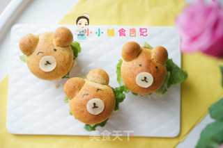 12个月以上辅食小熊汉堡的做法