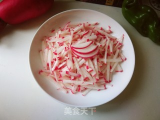 糖醋红皮萝卜的做法