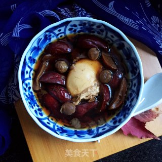桂圆红枣荷包蛋的做法