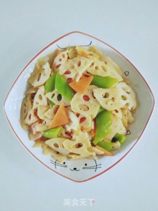 糖醋藕片的做法