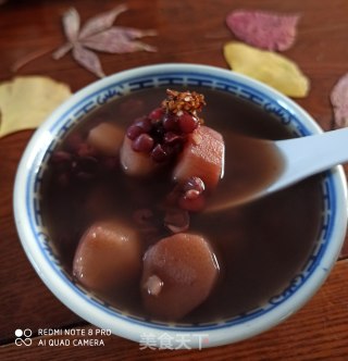 红豆山药汤的做法