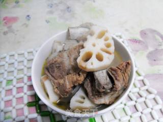 排骨烩莲藕的做法