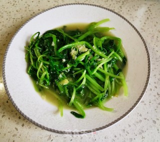 蒜蓉鸡毛菜的做法