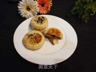 发面豆沙红糖饼的做法
