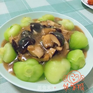 香菇油菜的做法