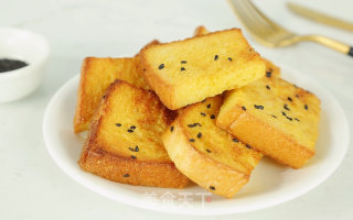 芝麻香烤吐司条的做法