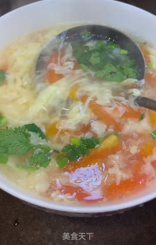 西红柿鸡蛋汤的做法