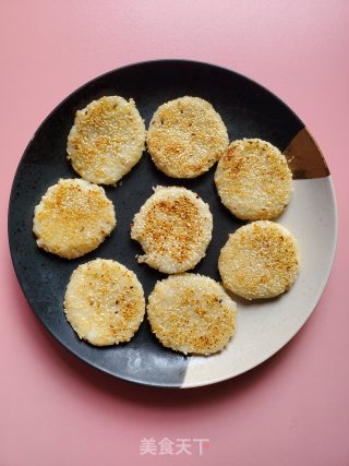 山药芝麻饼的做法