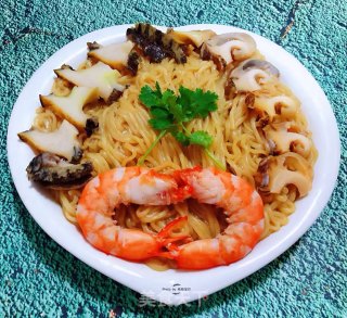 全海鲜面的做法