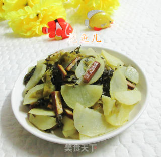 香干酸菜炒土豆的做法