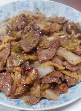 羊肉炒酸菜的做法