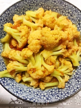 西红柿炒菜花的做法