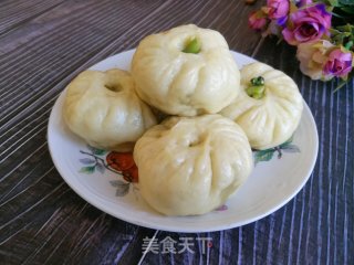 青菜香菇包子的做法